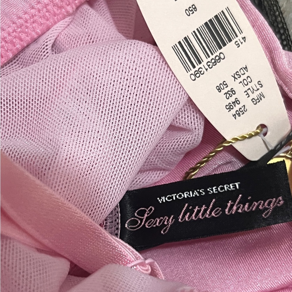 2005 Vintage Victoria’s Secret Pink & Black Corset Top Unreleased Sample 36B - Picture 5 of 9